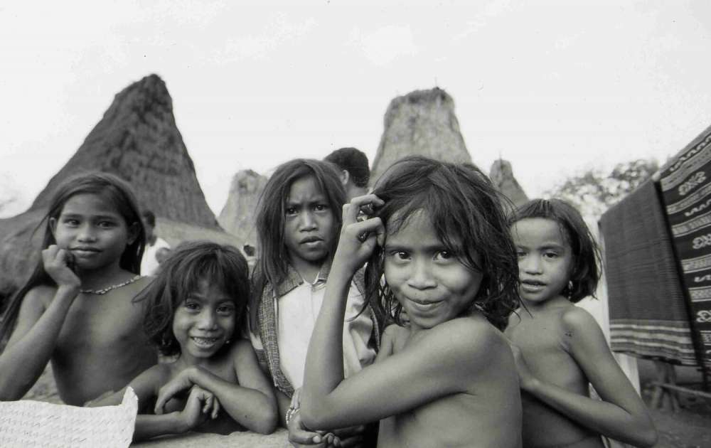 Children in a Sumba Village